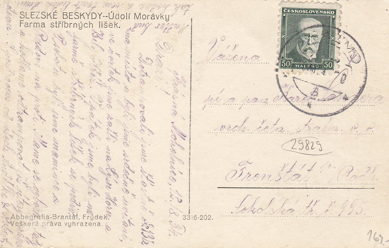 SLEZSKÉ BESKYDY - Údolí Morávky, Farma stříbrných lišek. 