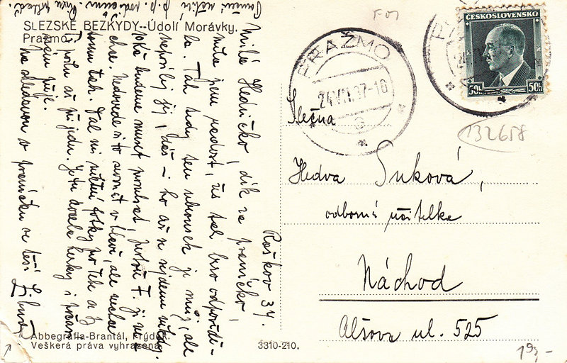 SLEZSKÉ BESKYDY -- Údolí Morávky. - Pražmo