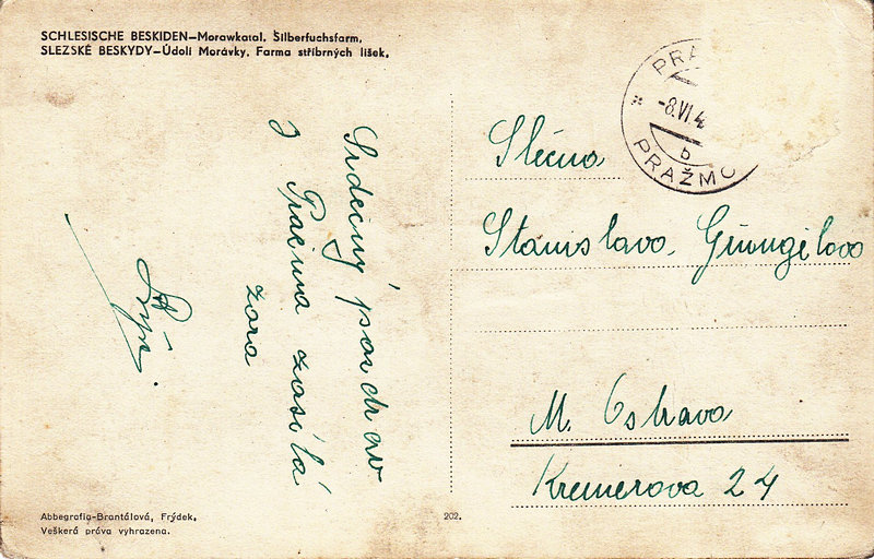 SLEZSKÉ BESKYDY - Údolí Morávky. Farma stříbrných lišek