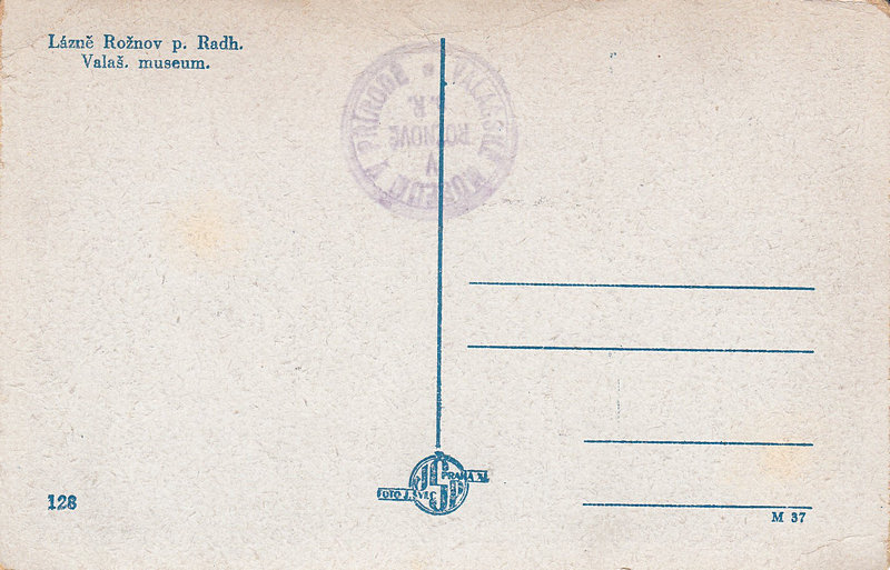 Lázně Rožnov p. Radh. - Valaš. museum. 