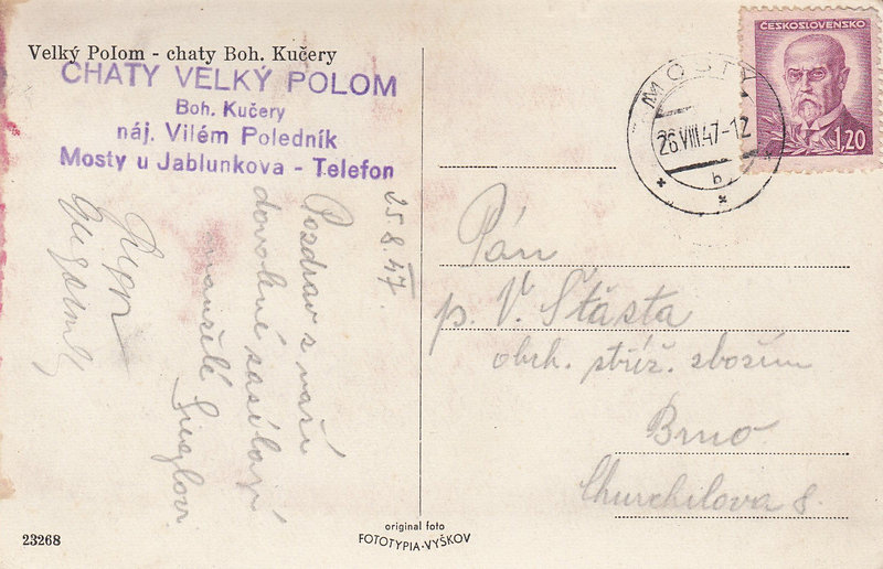 Velký Polom - chaty Boh. Kučery 