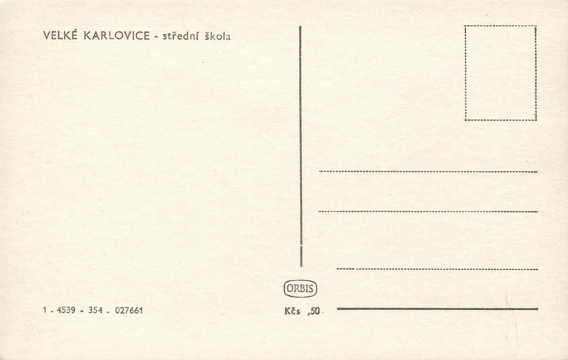 VELKÉ KARLOVICE - střední škola 