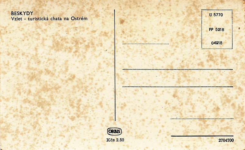 BESKYDY - Vzlet - turistická chata na Ostrém