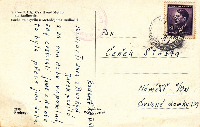 Socha sv. Cyrila a Metoděje na Radhošti